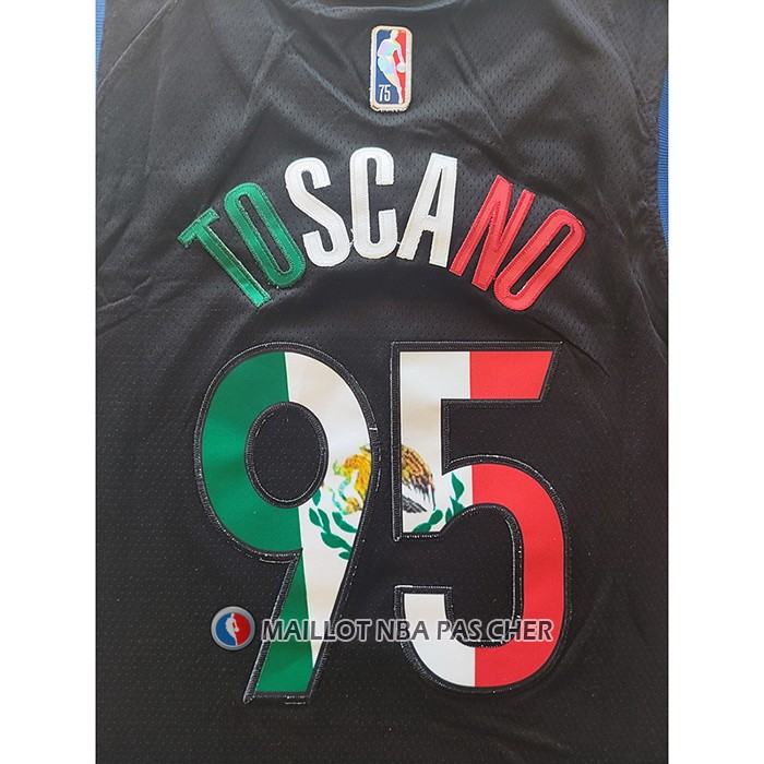 Maillot Golden State Warriors Juan Toscano-Anderson NO 95 2022 Slam Dunk Special Mexique Edition Noir